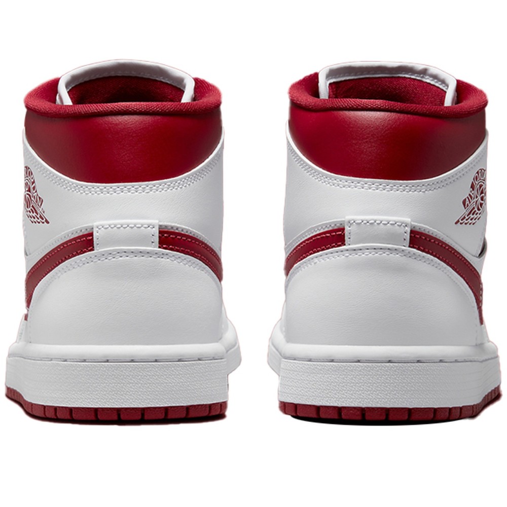 Air Jordan 1 Mid White Pomegranate