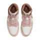 Air Jordan 1 Mid Pink Oxford Brown