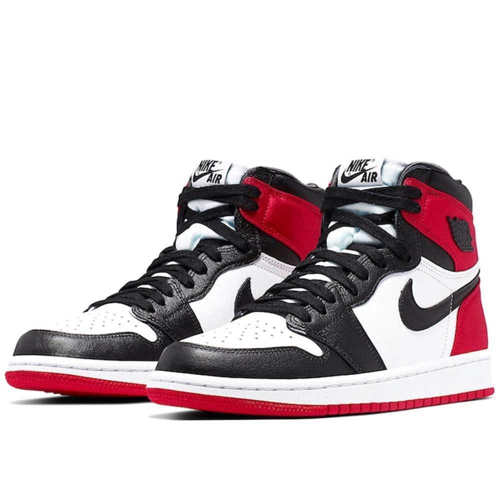 Air Jordan 1 High Satin Black Toe