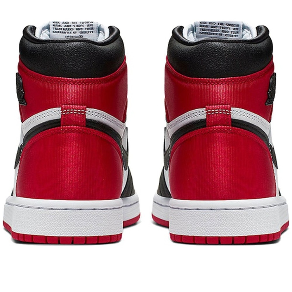 Air Jordan 1 High Satin Black Toe