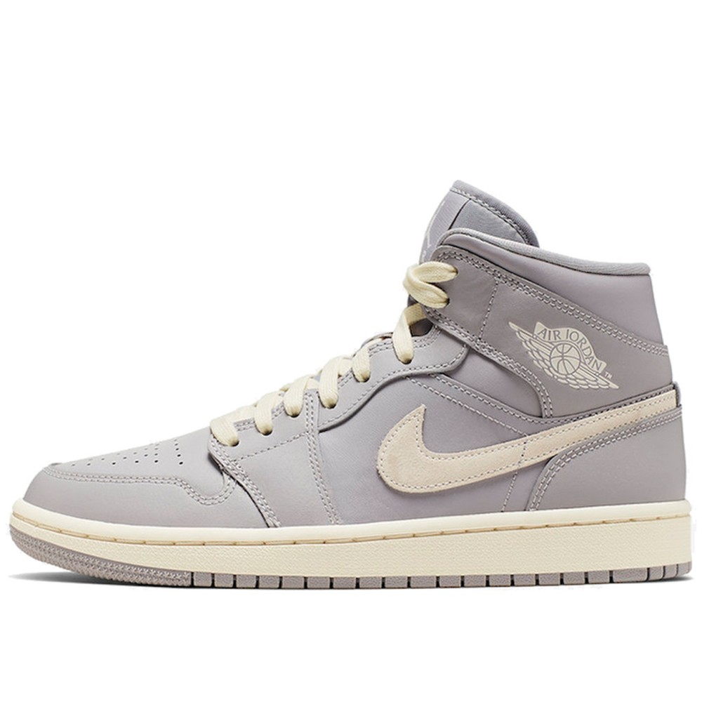 Air Jordan 1 Mid Atmosphere Grey Pale Ivory