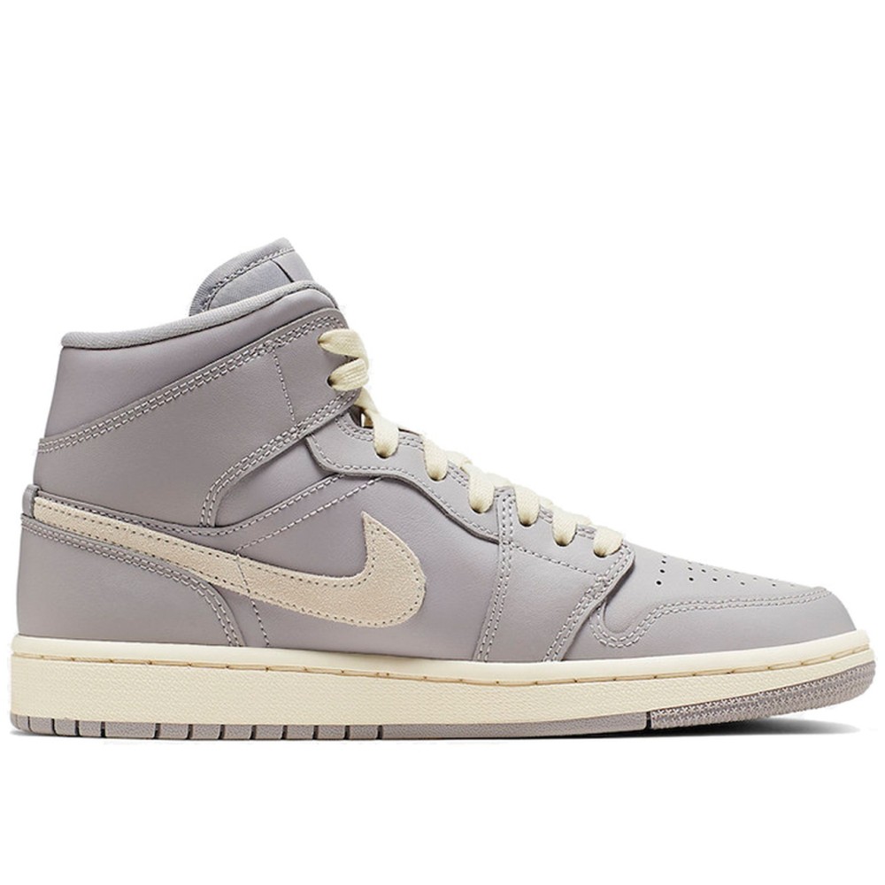 Air Jordan 1 Mid Atmosphere Grey Pale Ivory