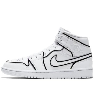 Air Jordan 1 Mid Iridescent Reflective White