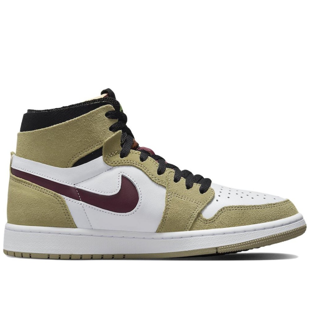 Air Jordan 1 Zoom Comfort Neutral Olive Cherrywood