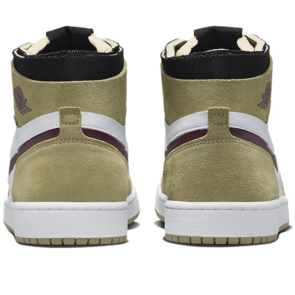 Air Jordan 1 Zoom Comfort Neutral Olive Cherrywood