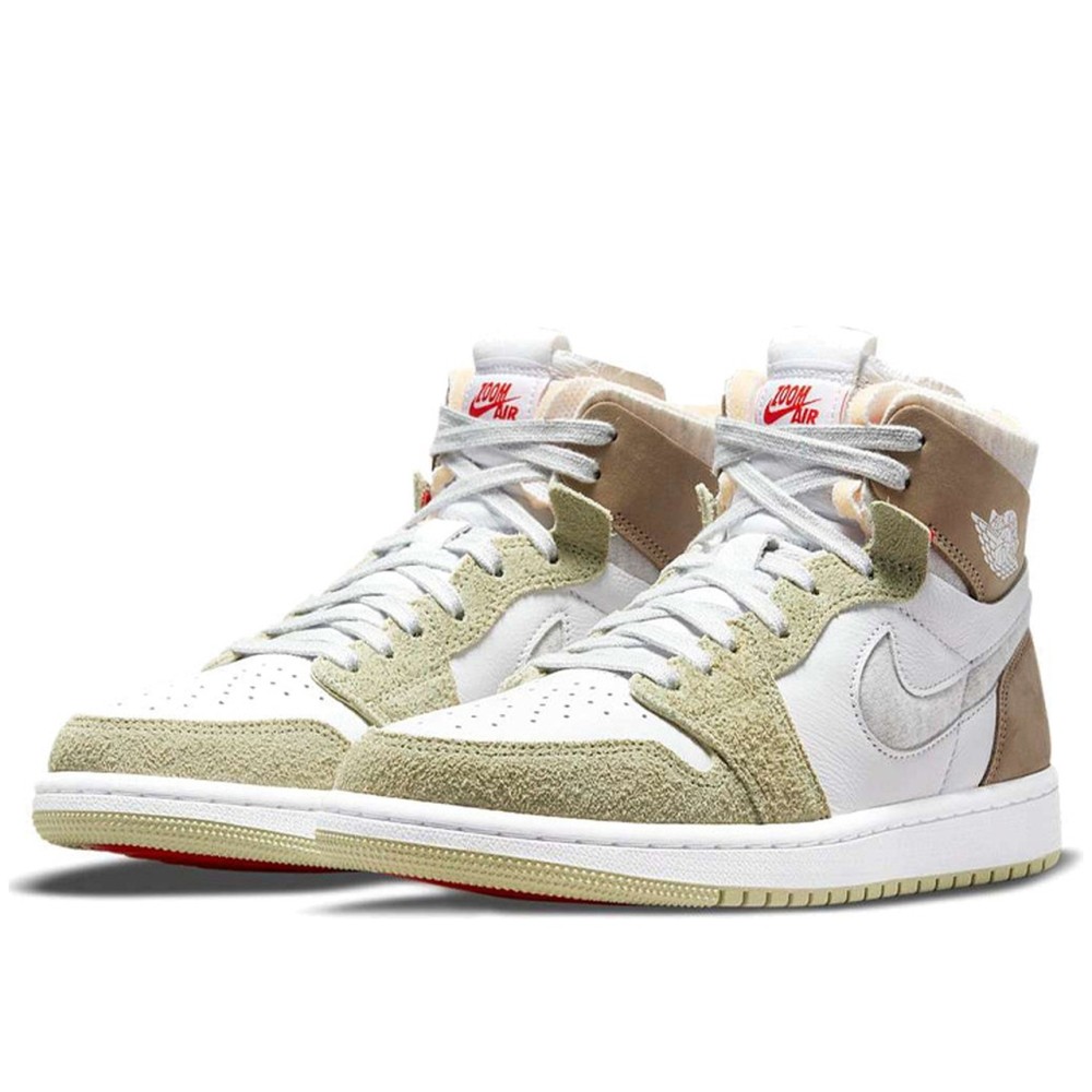Air Jordan 1 High Zoom Comfort Olive Aura