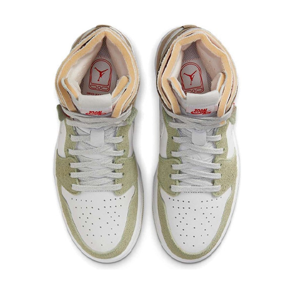 Air Jordan 1 High Zoom Comfort Olive Aura