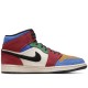 Air Jordan 1 Mid X Blue The Great Fearless