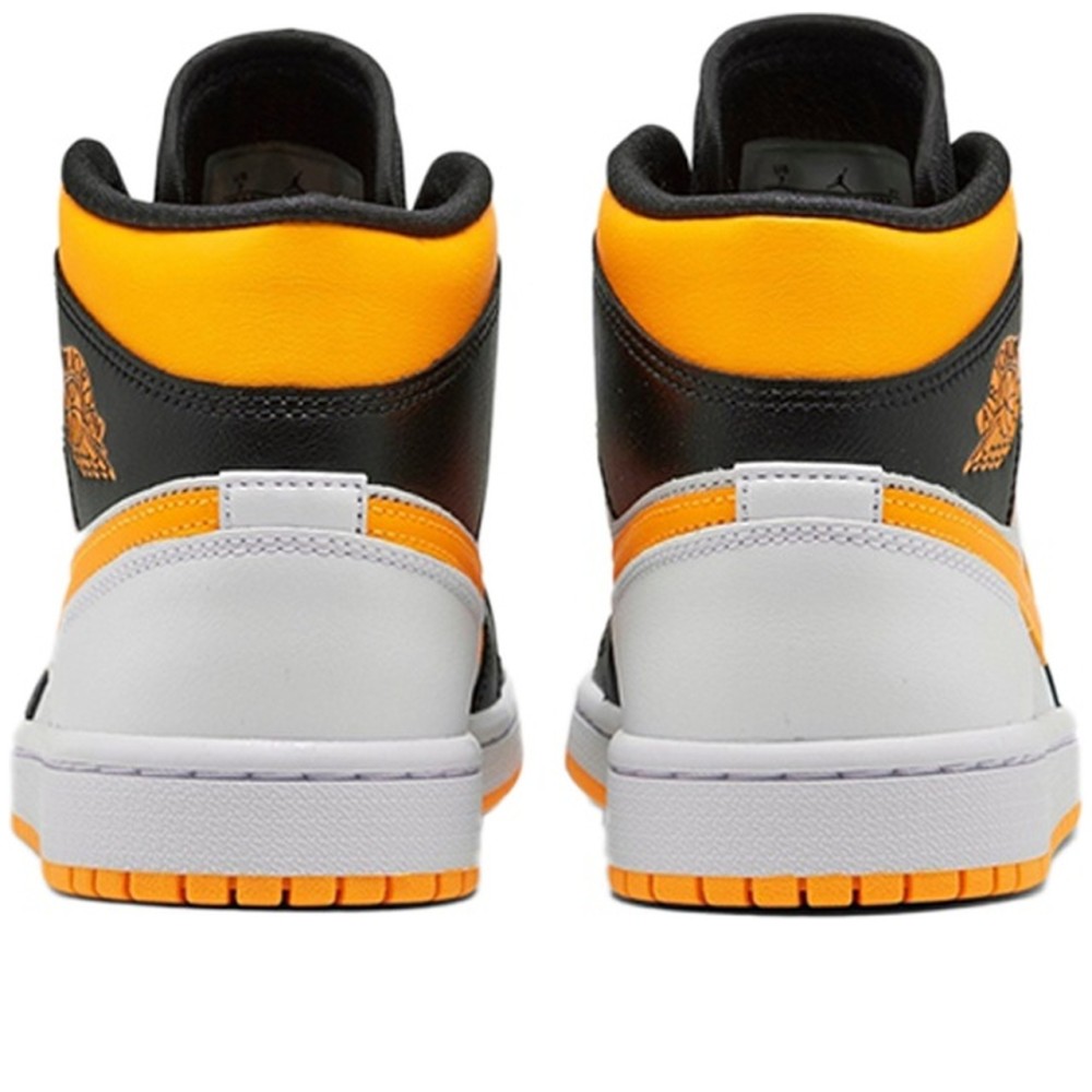 Air Jordan 1 Mid Laser Orange Black
