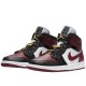 Air Jordan 1 Mid SE Black Dark Beetroot