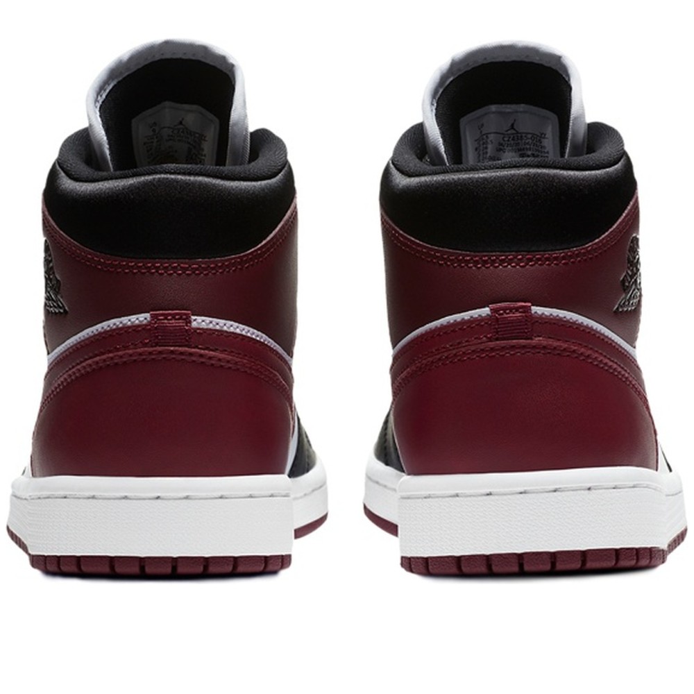 Air Jordan 1 Mid SE Black Dark Beetroot