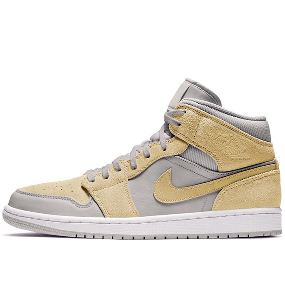 Air Jordan 1 Mid Mixed Textures Yellow