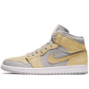 Air Jordan 1 Mid Mixed Textures Yellow