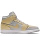 Air Jordan 1 Mid Mixed Textures Yellow