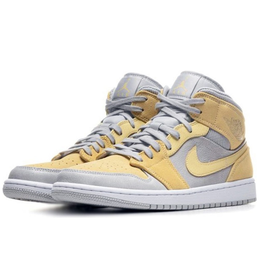 Air Jordan 1 Mid Mixed Textures Yellow