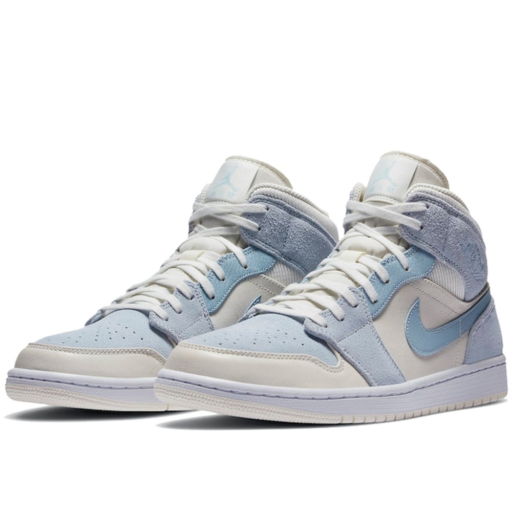 Air Jordan 1 Mid Mixed Textures Blue