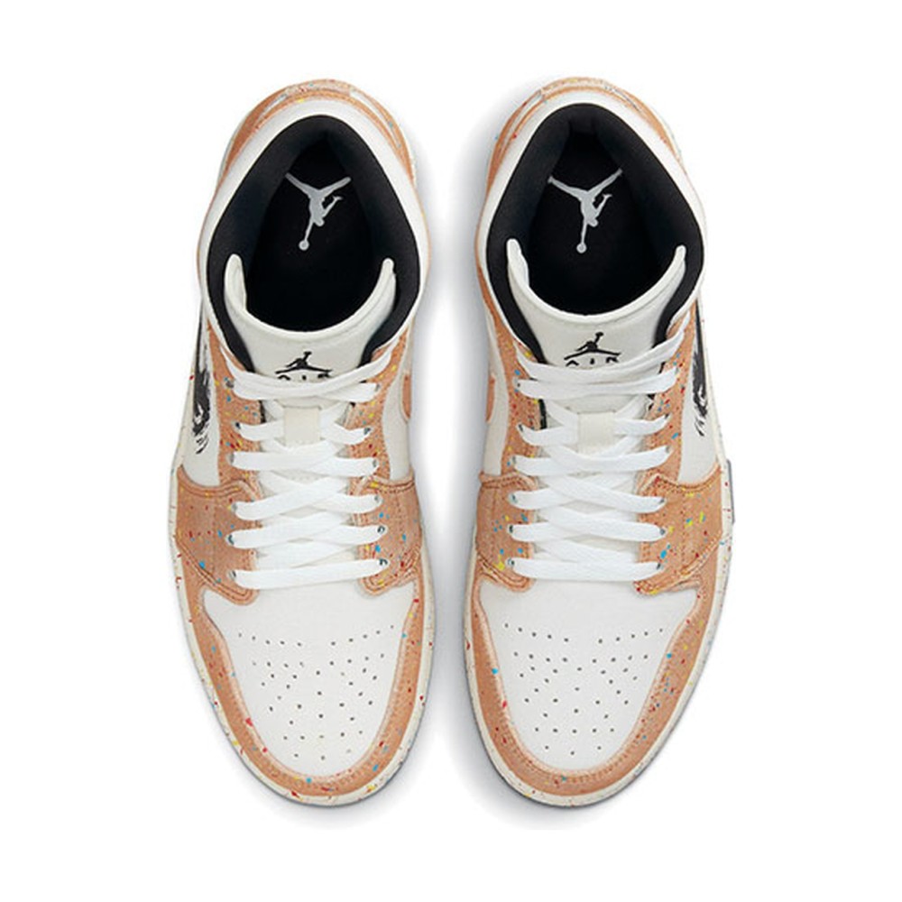 Air Jordan 1 Mid SE Brushstroke Paint Splatter
