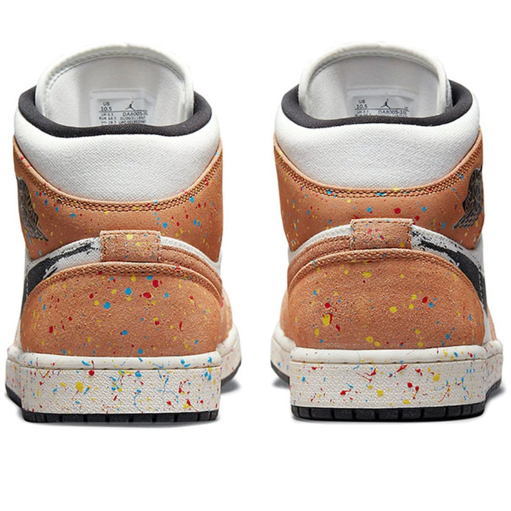 Air Jordan 1 Mid SE Brushstroke Paint Splatter