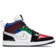 Air Jordan 1 Mid SE Black White Multi Color