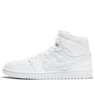 Air Jordan 1 Mid SE White Quilted