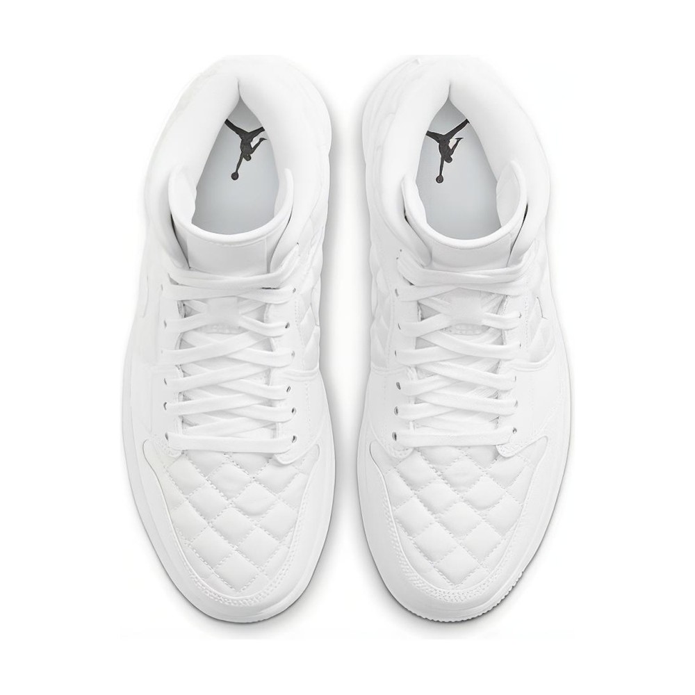 Air Jordan 1 Mid SE White Quilted