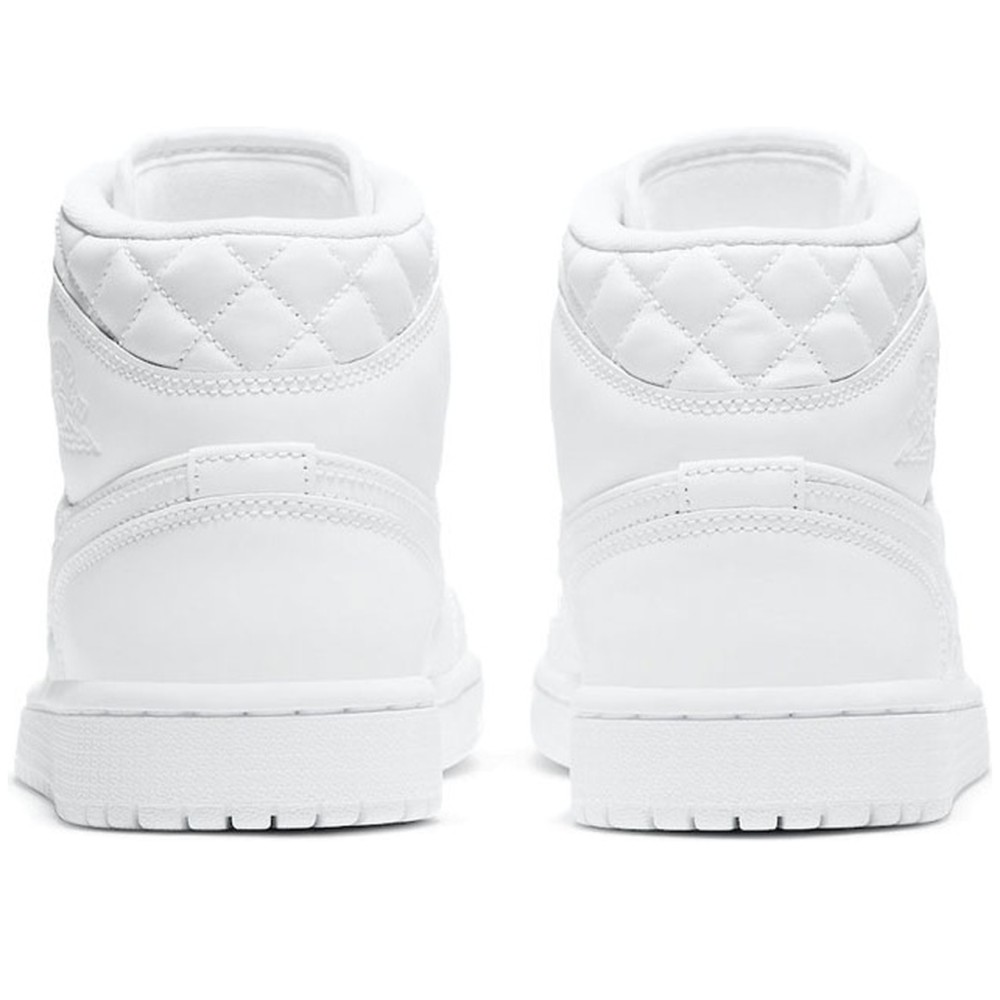 Air Jordan 1 Mid SE White Quilted