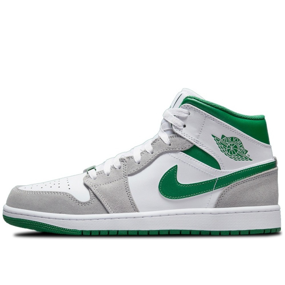 Air Jordan 1 Mid SE Grey Pine Green