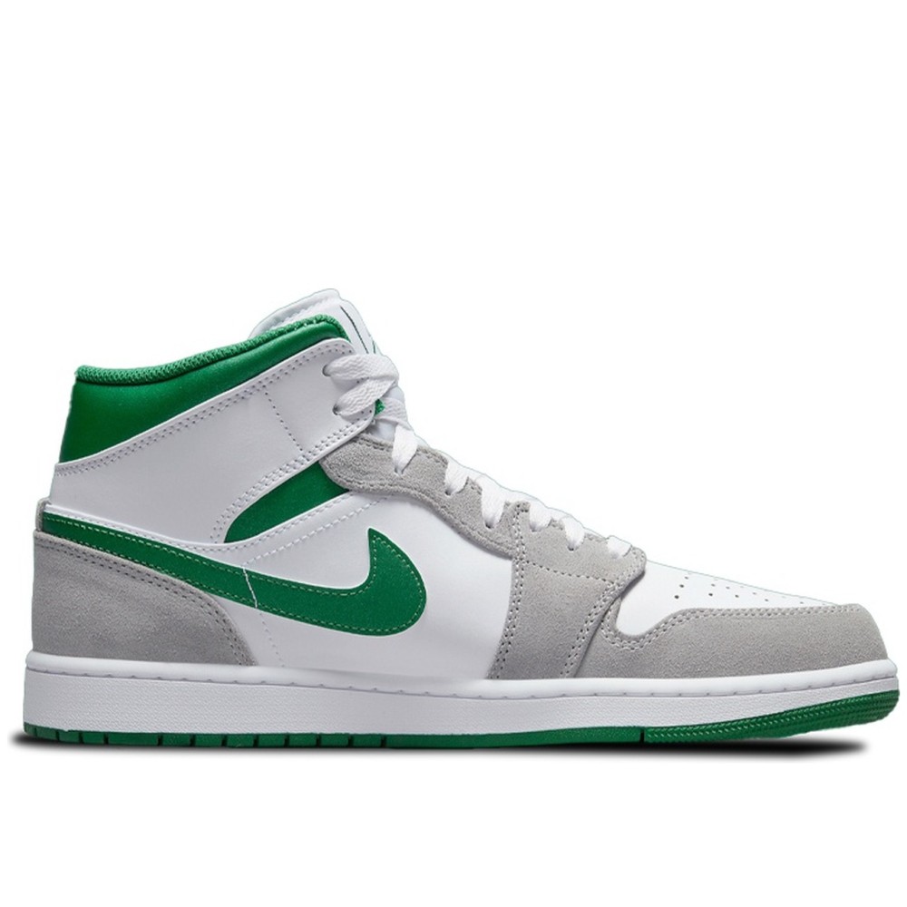 Air Jordan 1 Mid SE Grey Pine Green