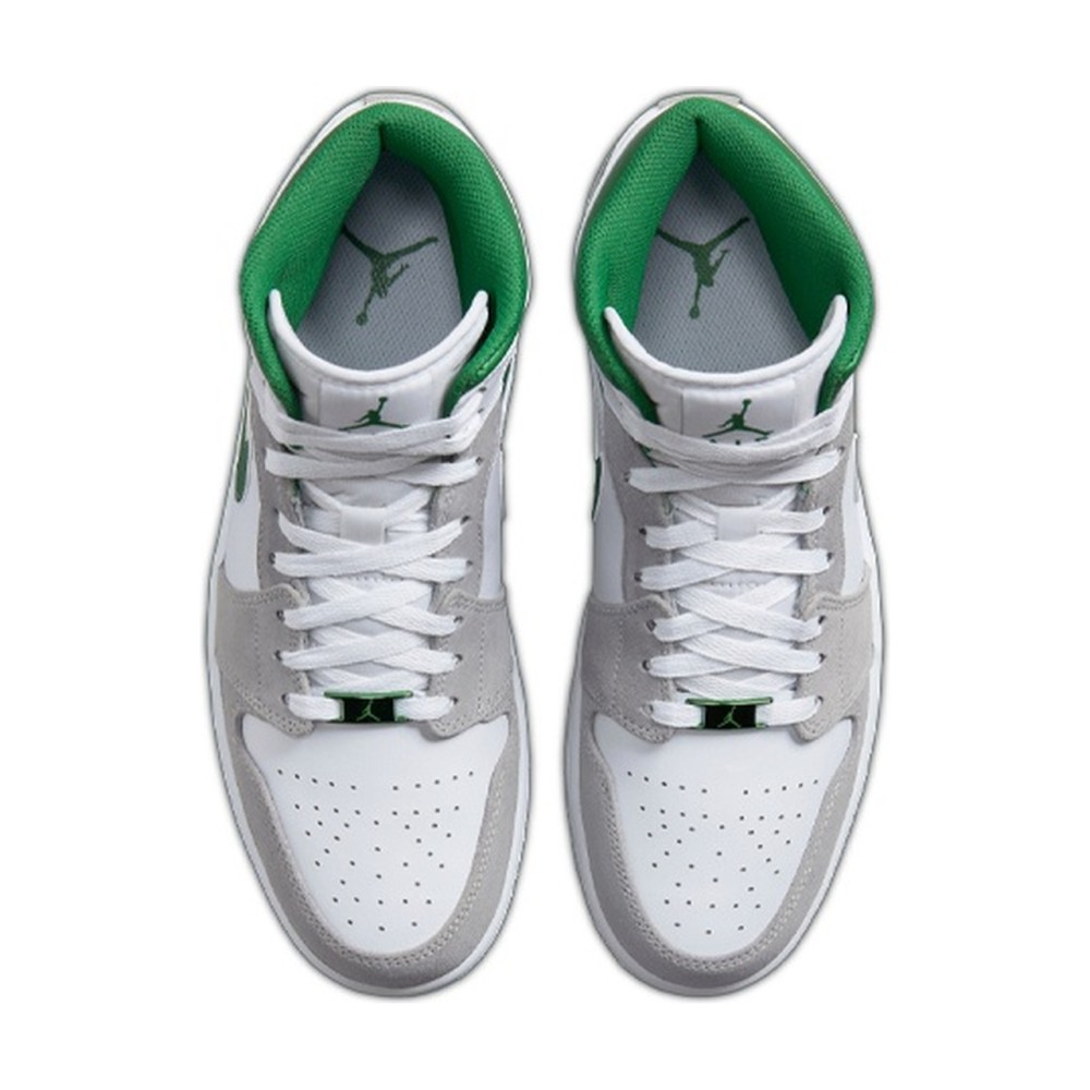 Air Jordan 1 Mid SE Grey Pine Green