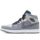 Air Jordan 1 Mid Crater Grey University Blue