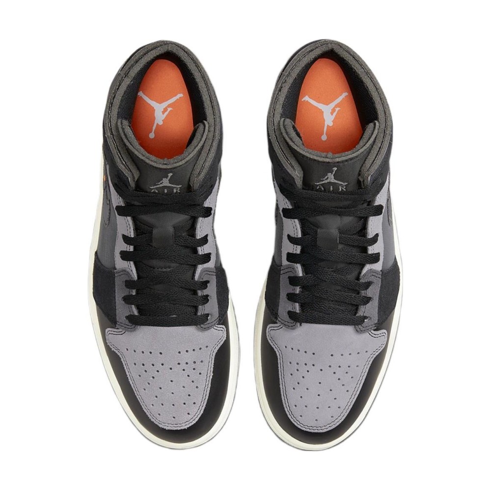 Air Jordan 1 Mid SE Craft Inside Out Black
