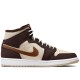Air Jordan 1 Mid SE Cream Dark Chocolate