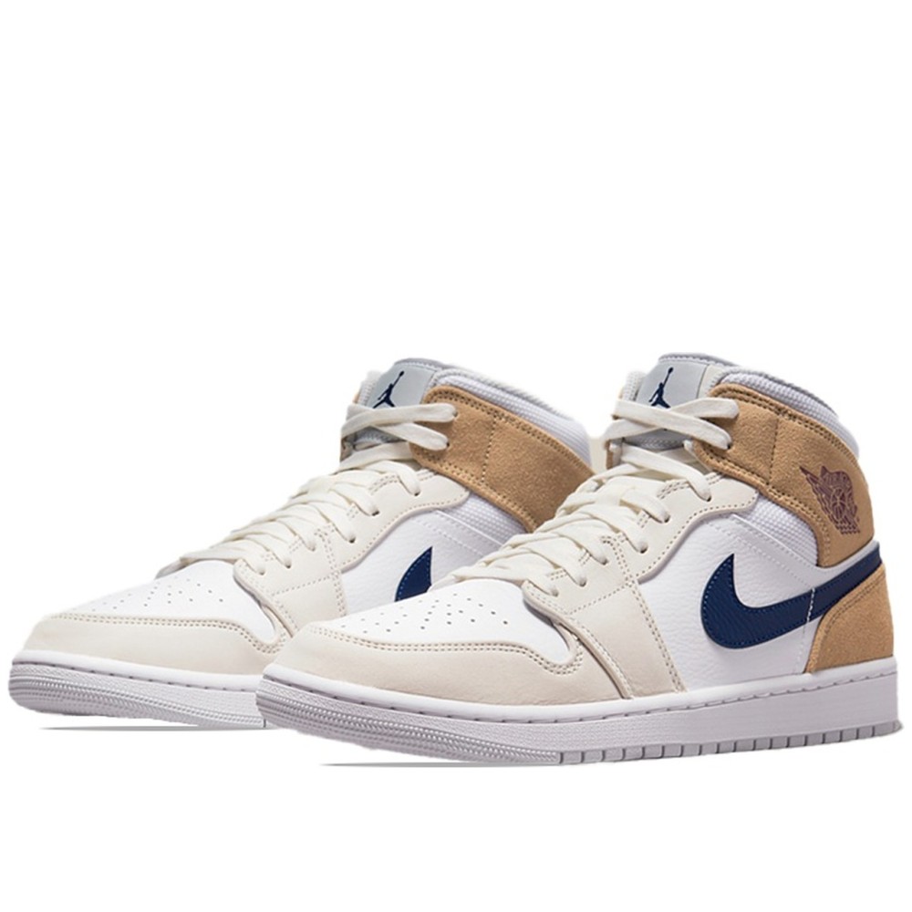 Air Jordan 1 Mid Tan Suede