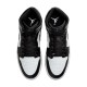 Air Jordan 1 Mid Black White Iron Grey
