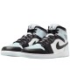 Air Jordan 1 Mid Black Aura Squadron Blue