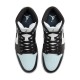 Air Jordan 1 Mid Black Aura Squadron Blue