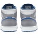 Air Jordan 1 Mid Cement Grey True Blue
