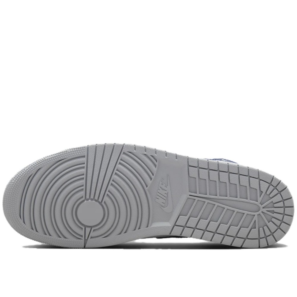 Air Jordan 1 Mid Wolf Grey Midnight Navy