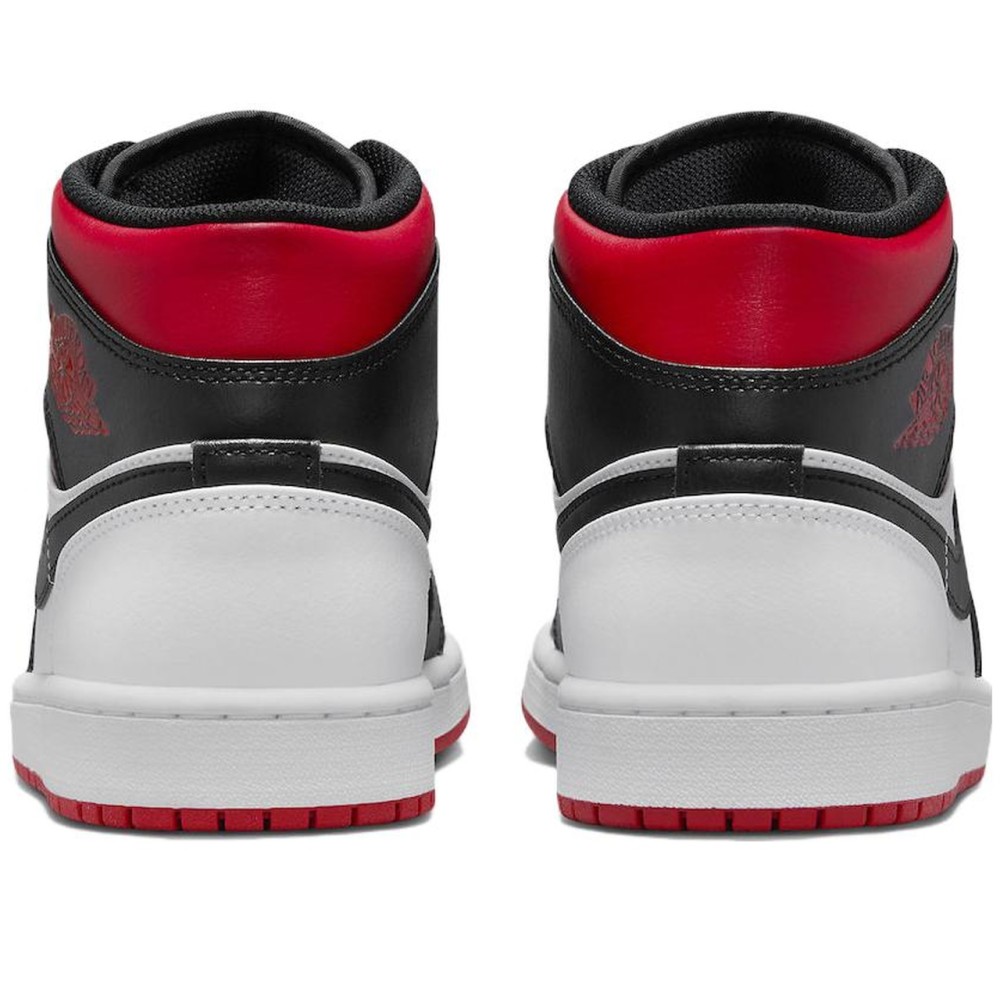 Air Jordan 1 Mid Gym Red Black Toe