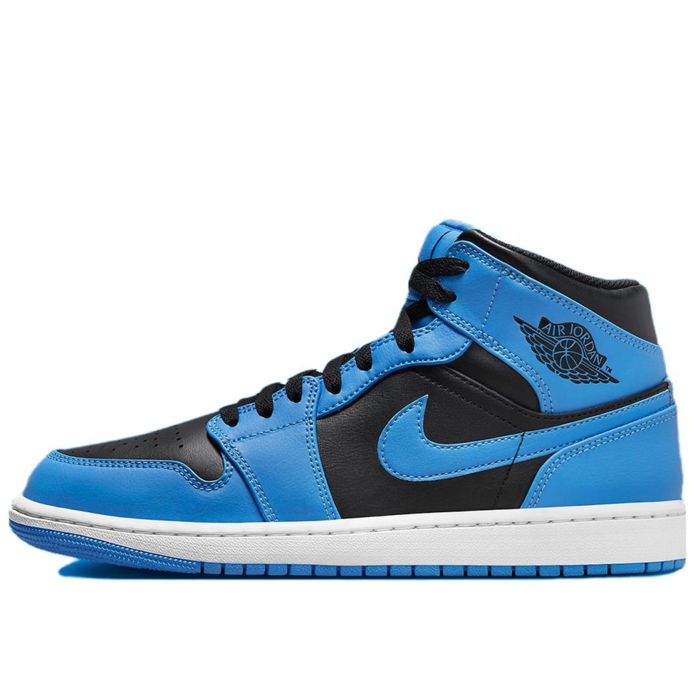 Air Jordan 1 Mid University Blue Black