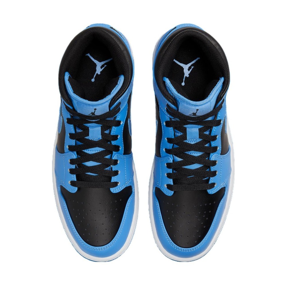Air Jordan 1 Mid University Blue Black