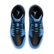 Air Jordan 1 Mid University Blue Black
