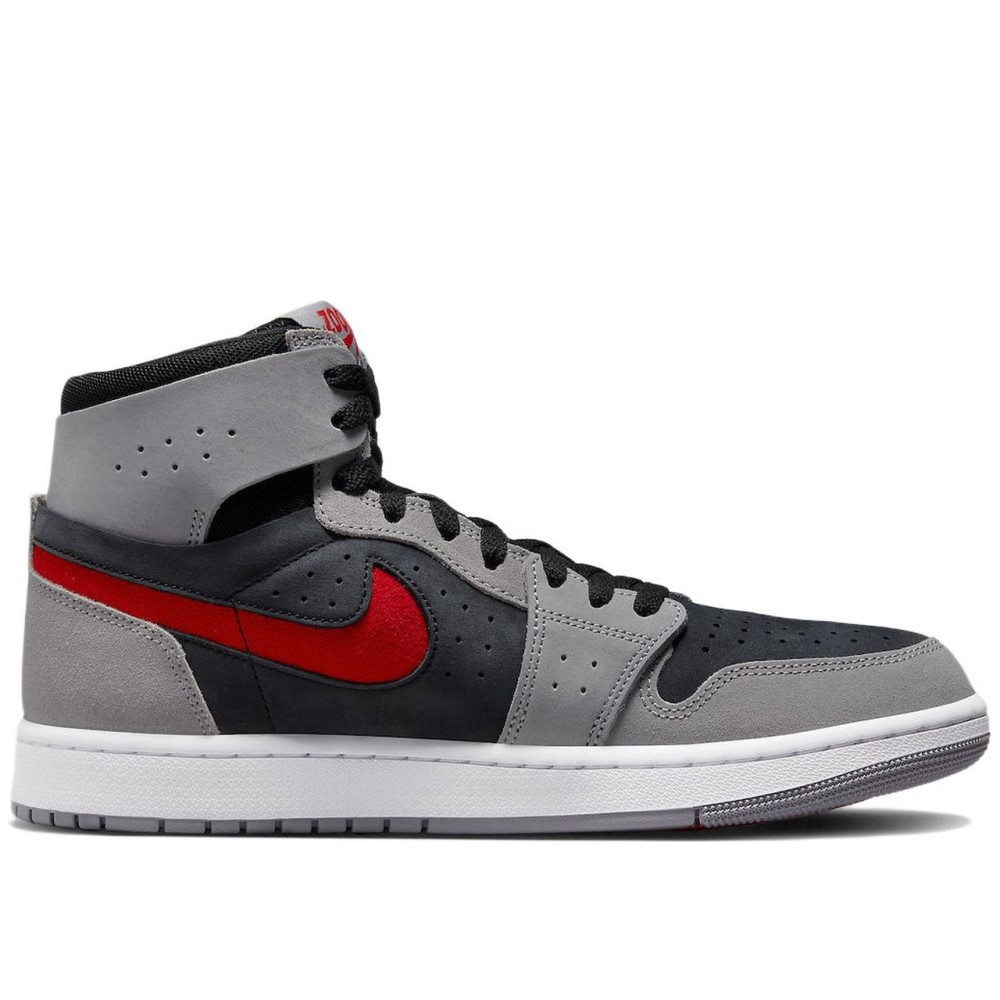 Air Jordan 1 High Zoom Air CMFT 2 Black Fire Red Cement