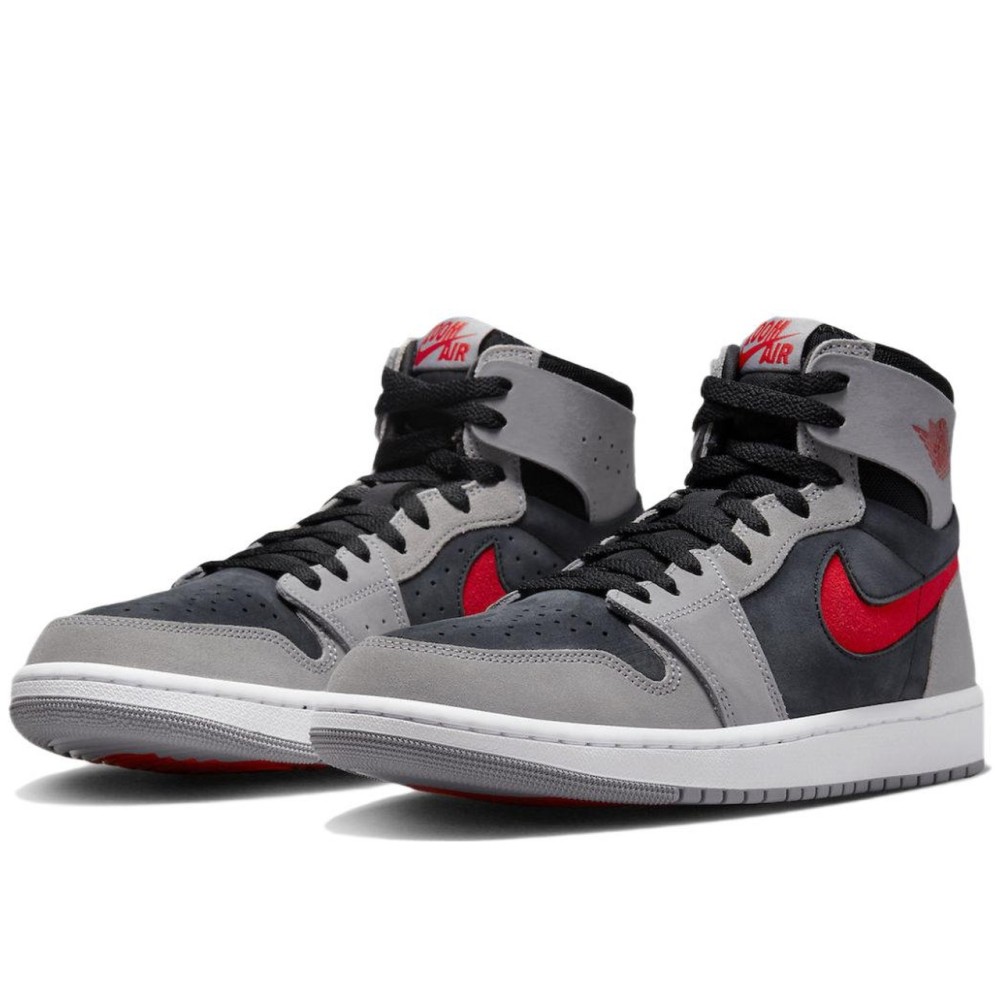 Air Jordan 1 High Zoom Air CMFT 2 Black Fire Red Cement