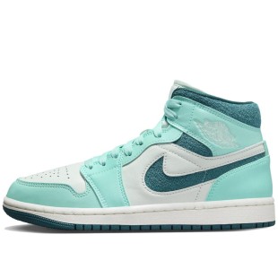 Air Jordan 1 Mid Chenille Bleached Turquoise