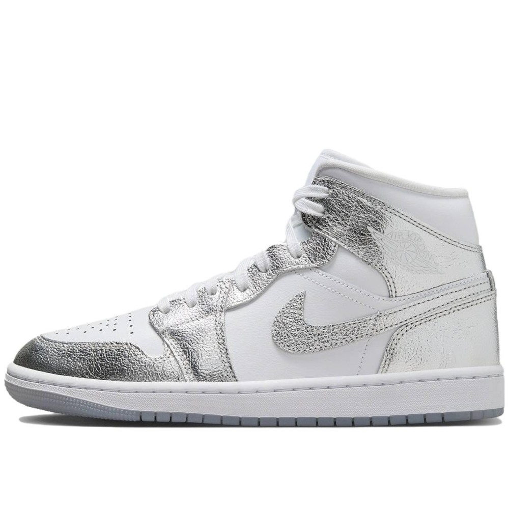Air Jordan 1 Mid SE Metallic Silver