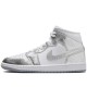 Air Jordan 1 Mid SE Metallic Silver