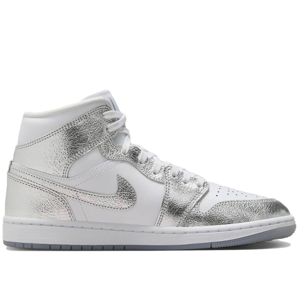 Air Jordan 1 Mid SE Metallic Silver