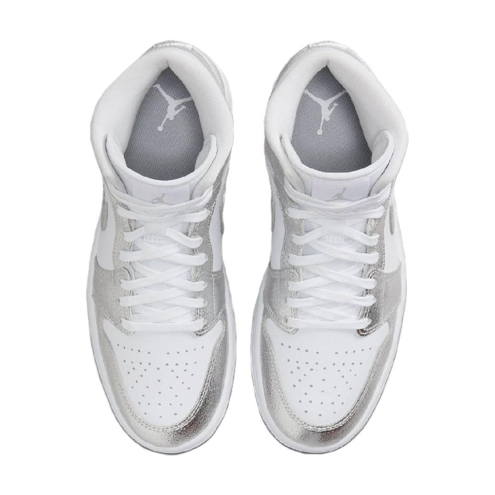 Air Jordan 1 Mid SE Metallic Silver