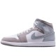 Air Jordan 1 Mid SE White Medium Grey Cool Grey